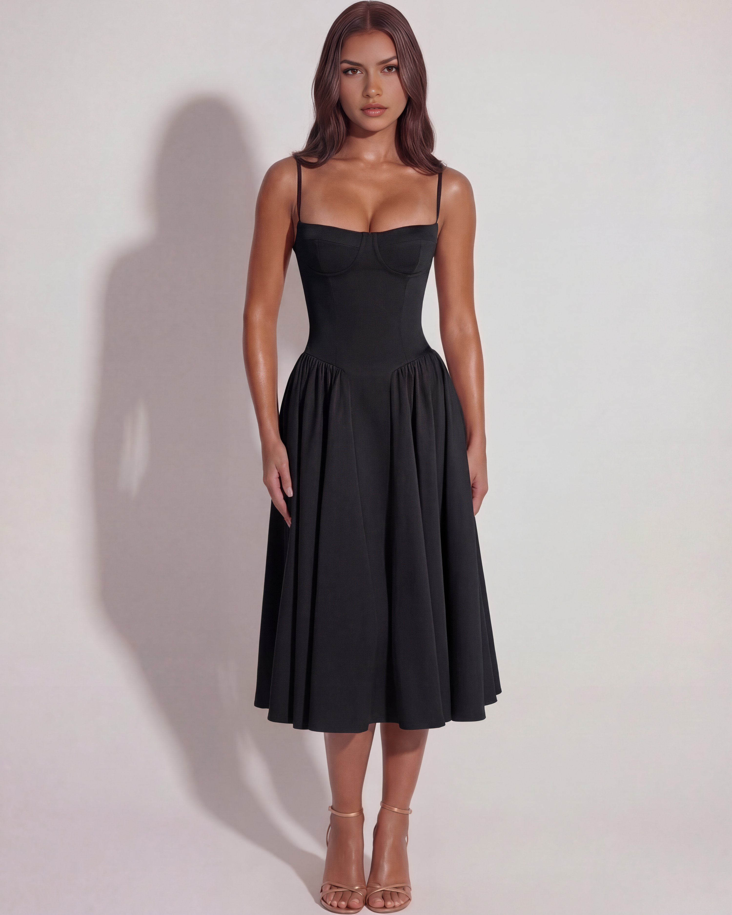 Lory Midi-Kleid