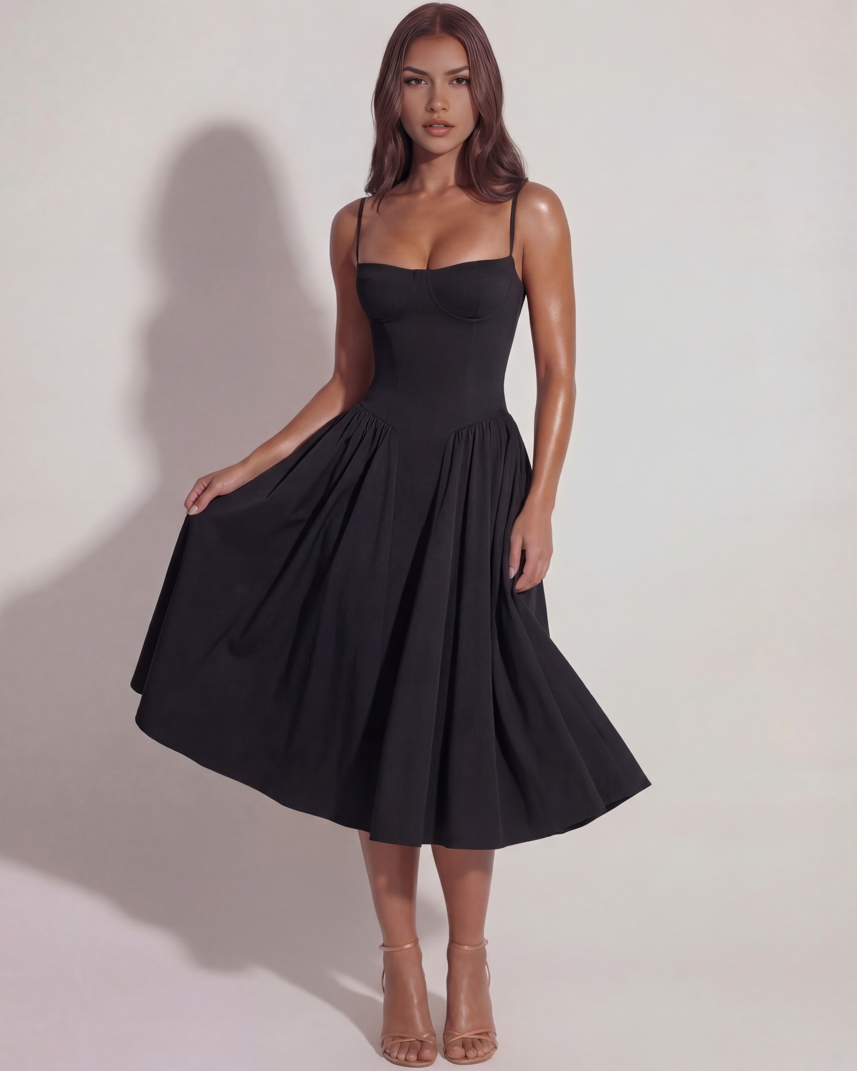 Lory Midi-Kleid
