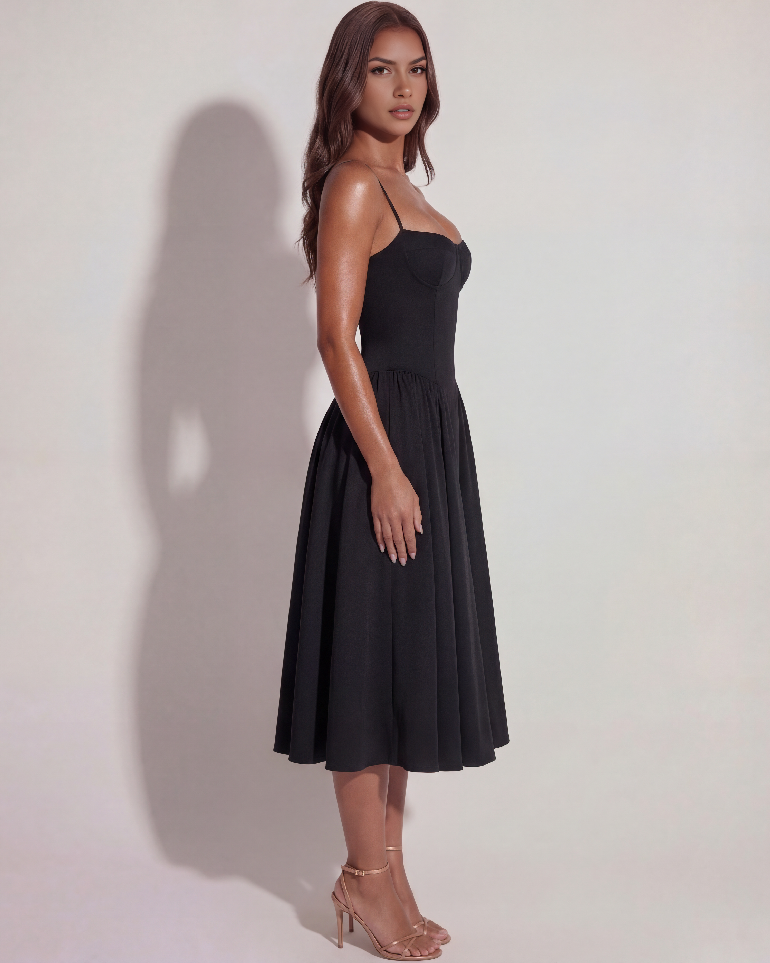 Lory Midi-Kleid
