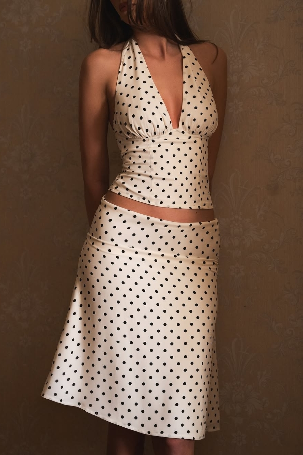 Lena Polka Two-Piece Set