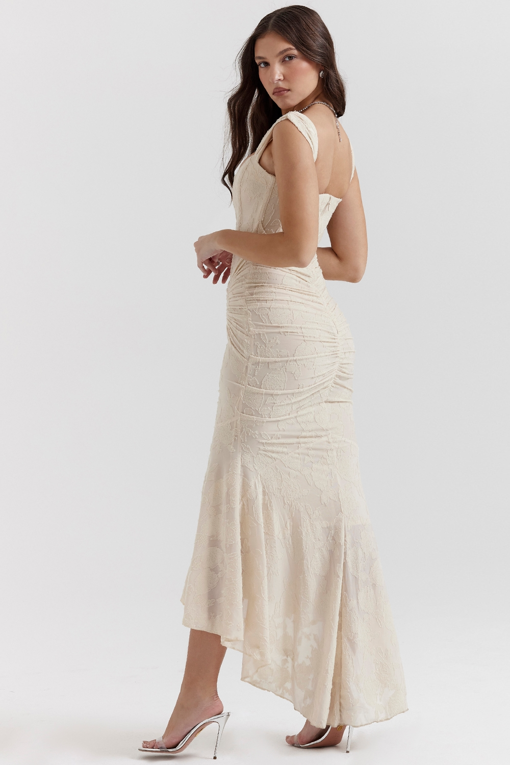 NUDE WEDDING MAXI DRESS