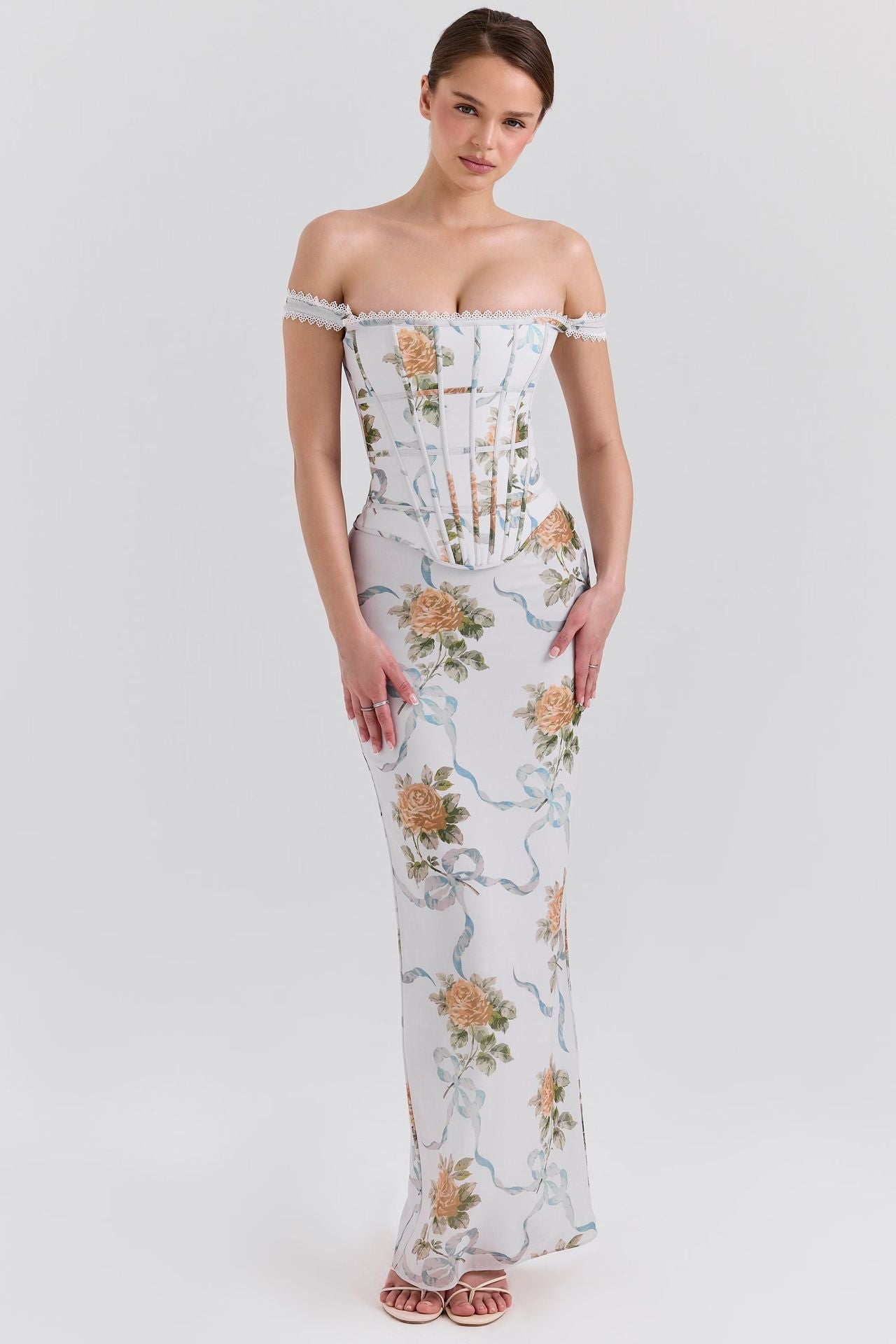 FLORAL WEDDING MAXI DRESS