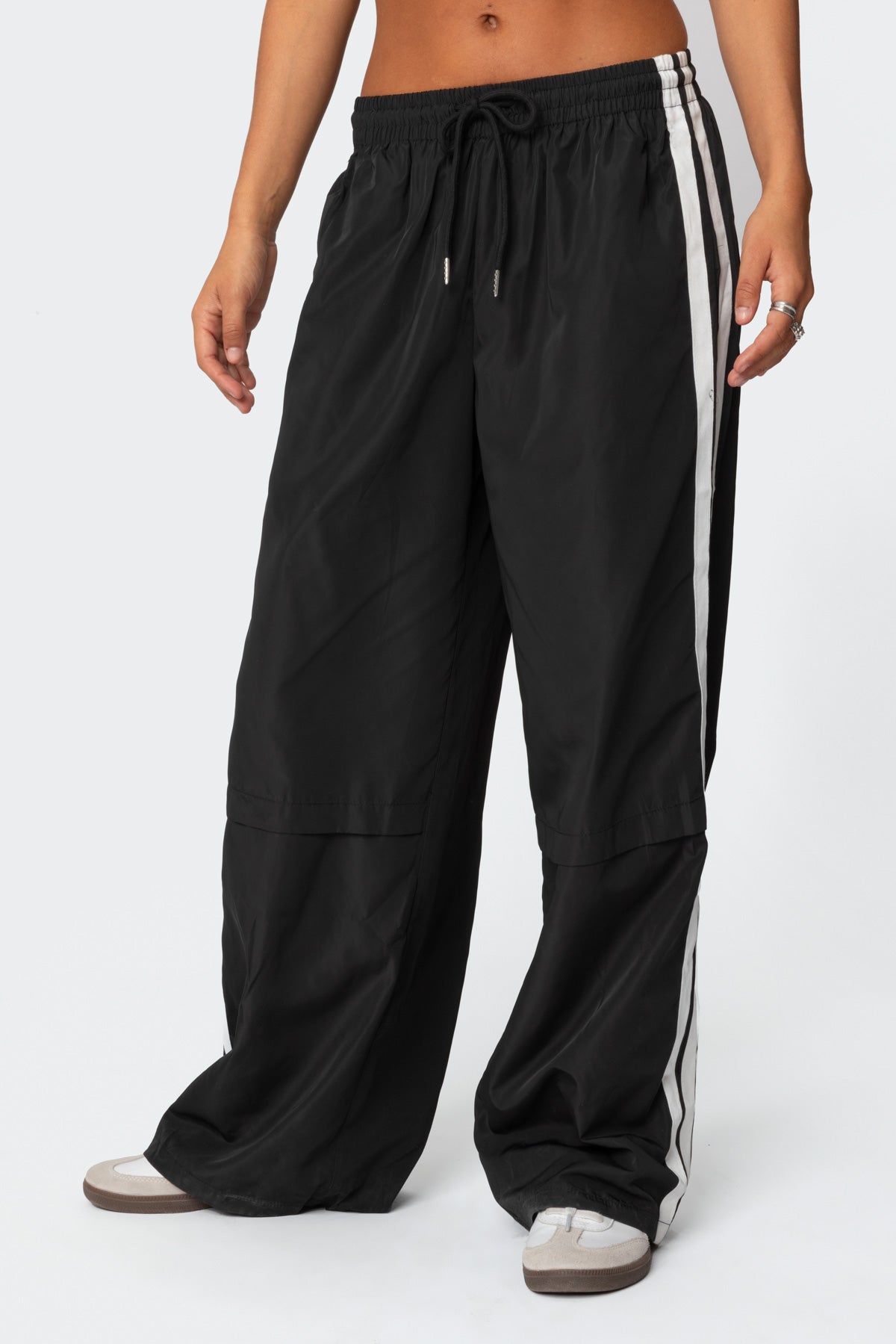 BLACK TRACK PANTS