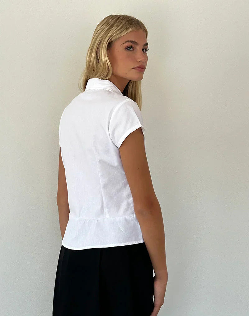 WHITE BLOUSE