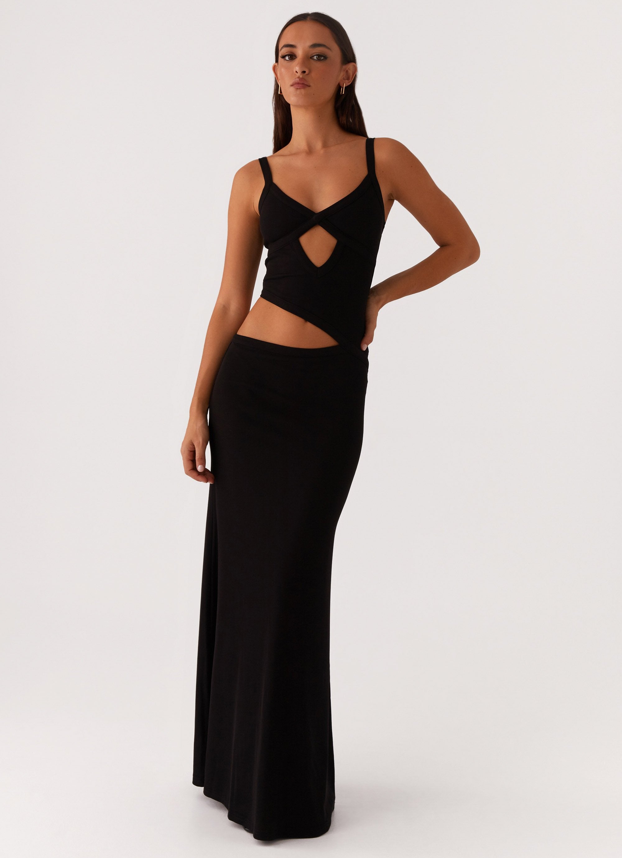 BLACK MAXI DRESS