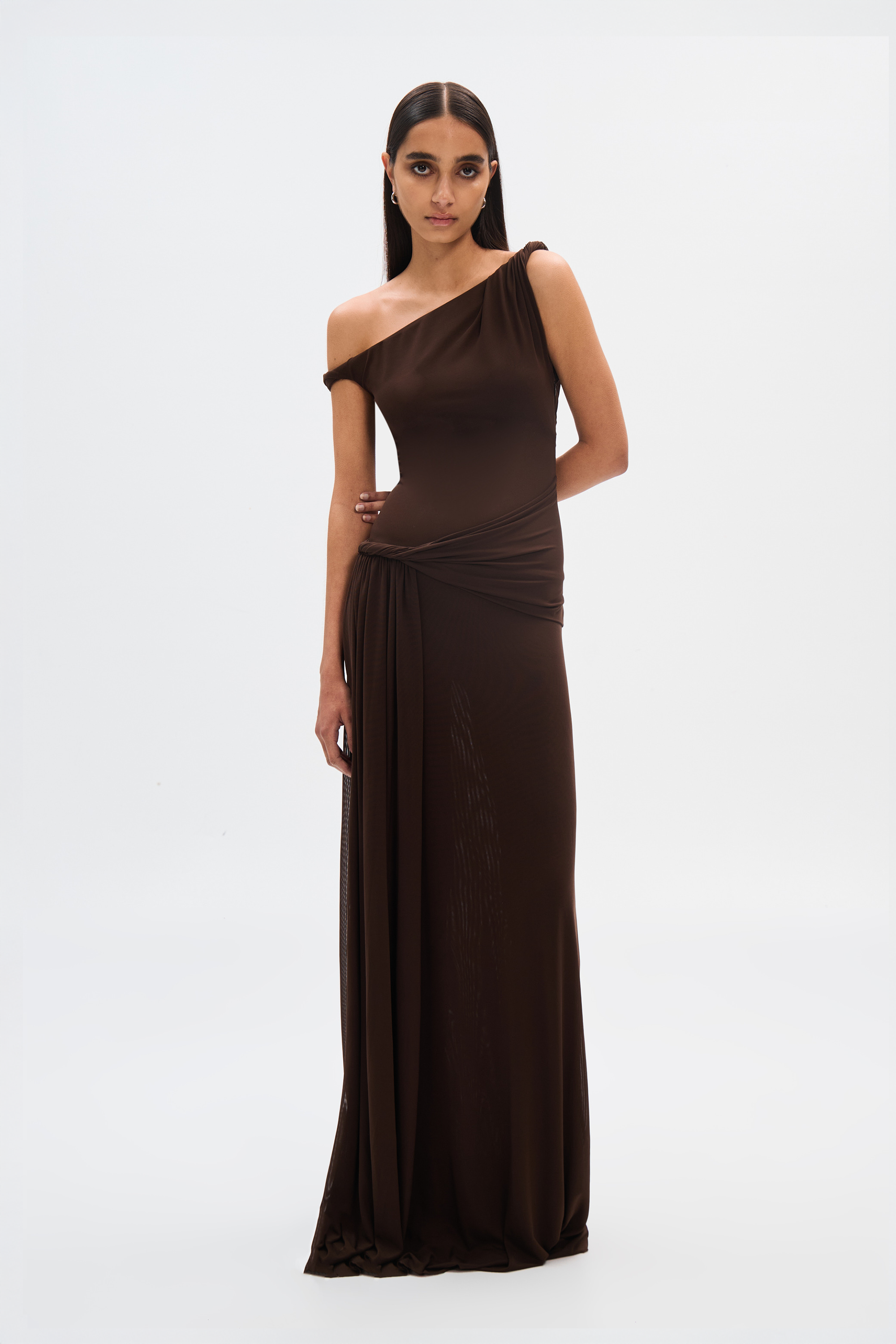 MAXI DRESS BROWN