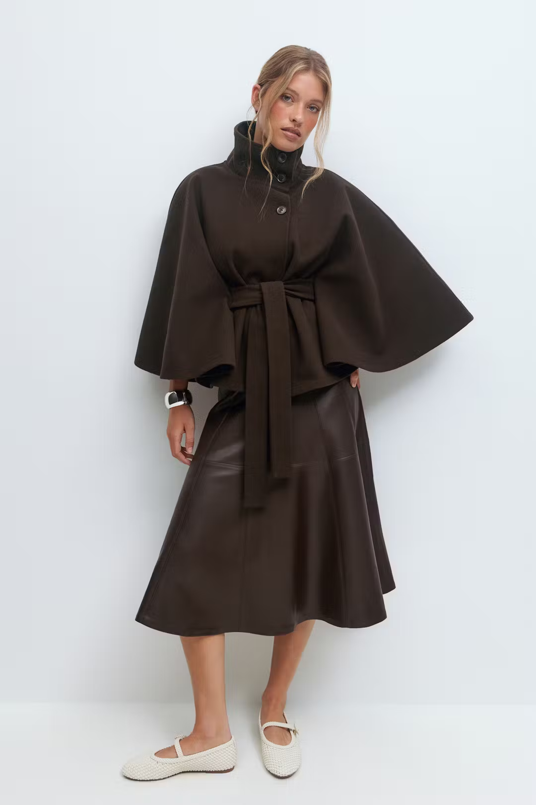 Gianna Cape Belt Coat