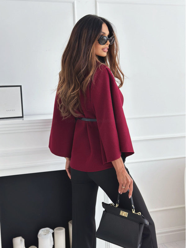 Maria Cape Belt Coat