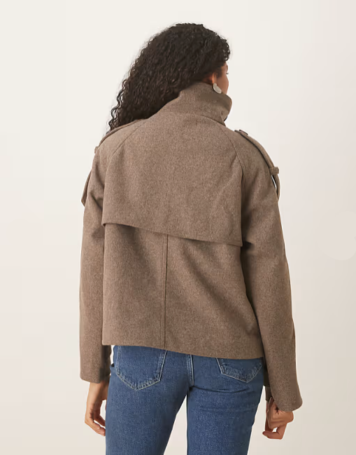 Anastasia Cropped Trenchcoat