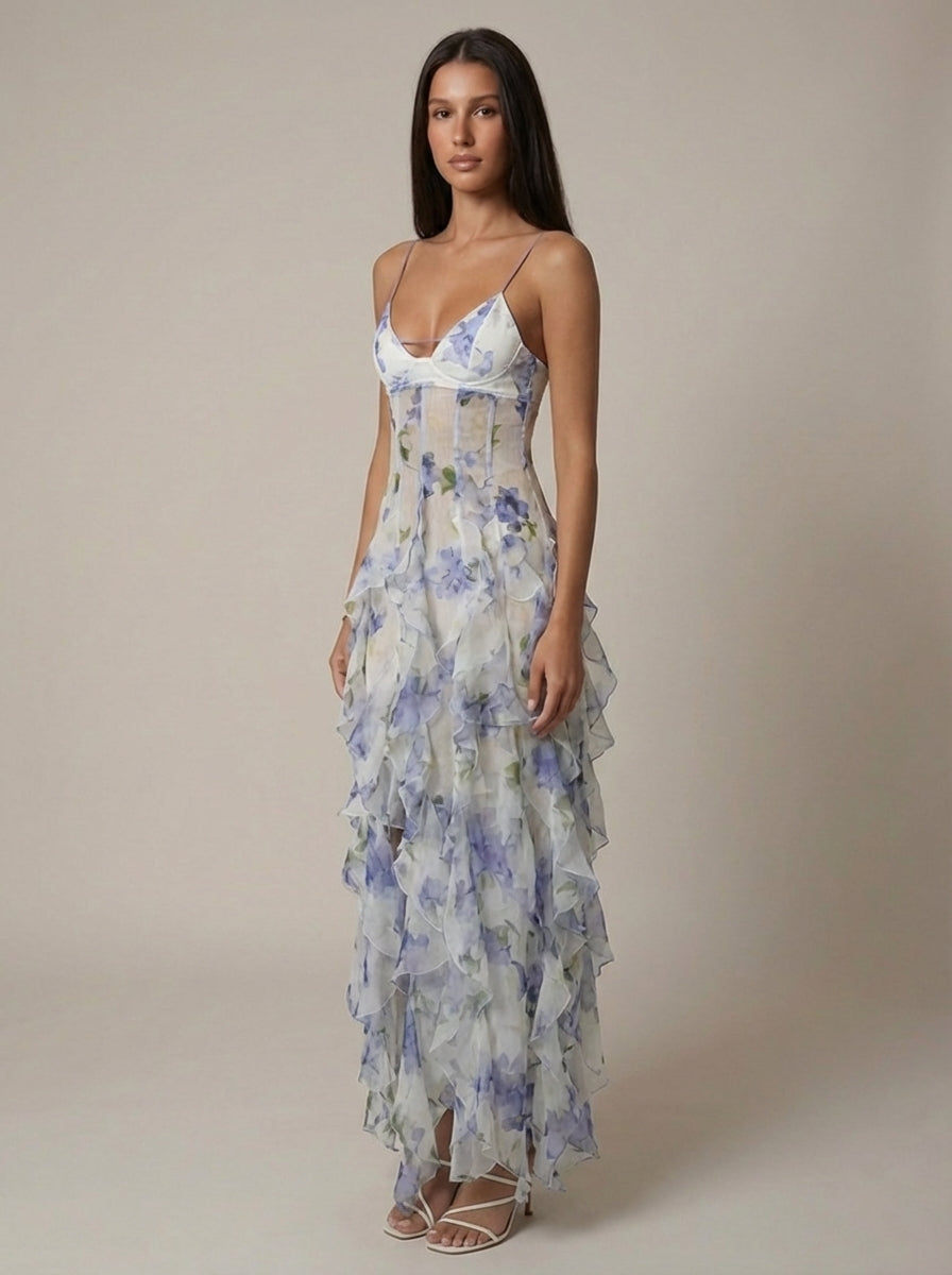 Santorini Maxikleid