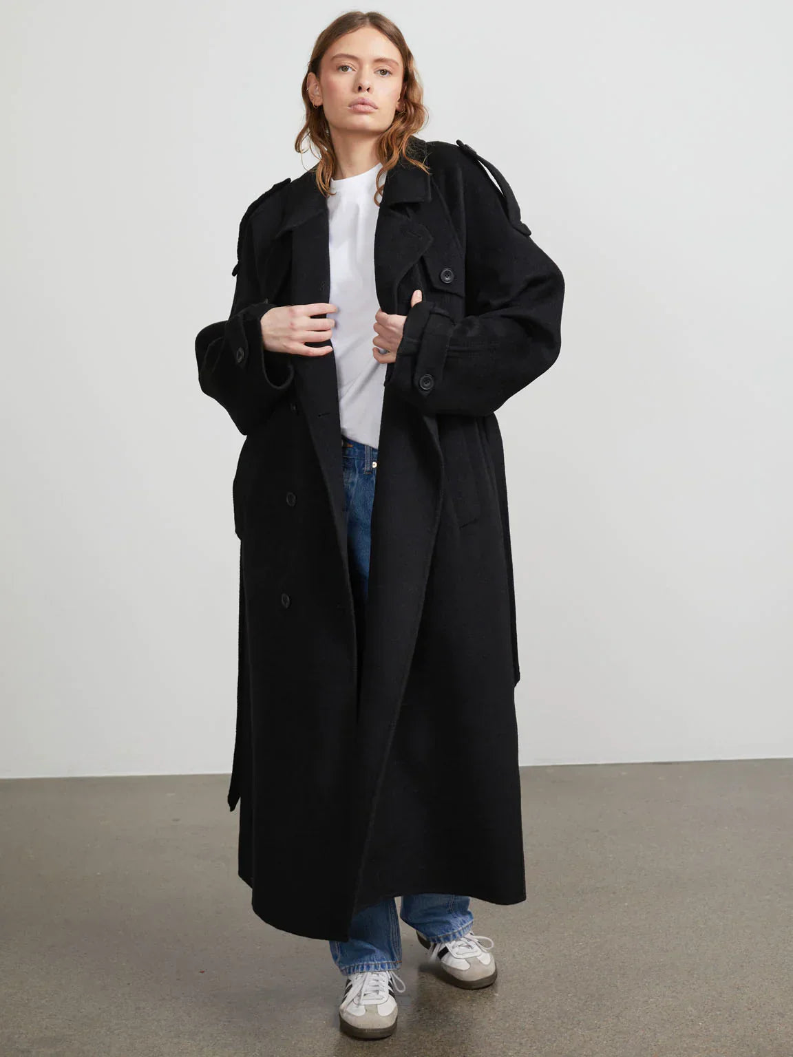 Annie Wool Trenchcoat