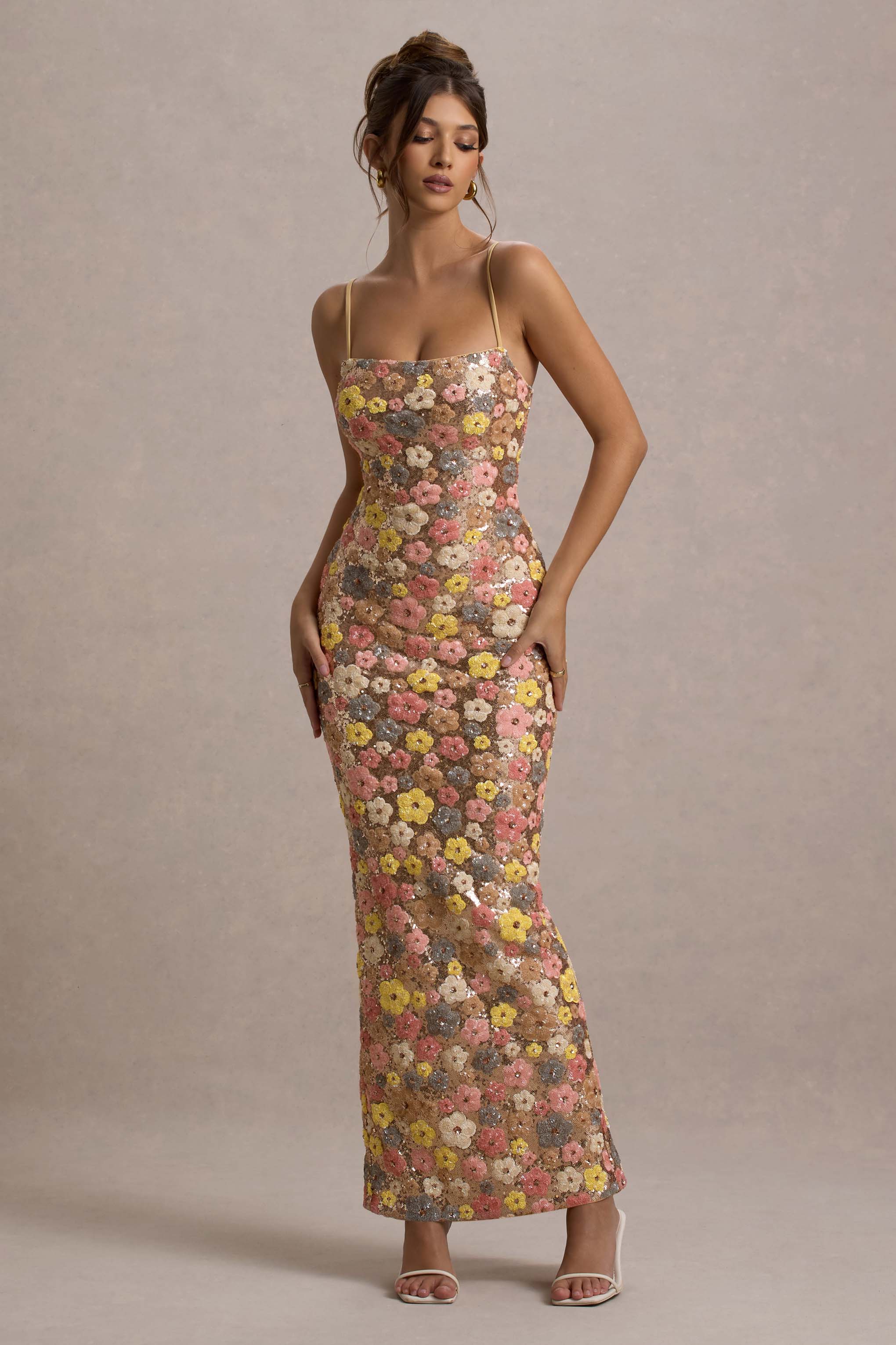 Victoria Sequin Maxi Dress
