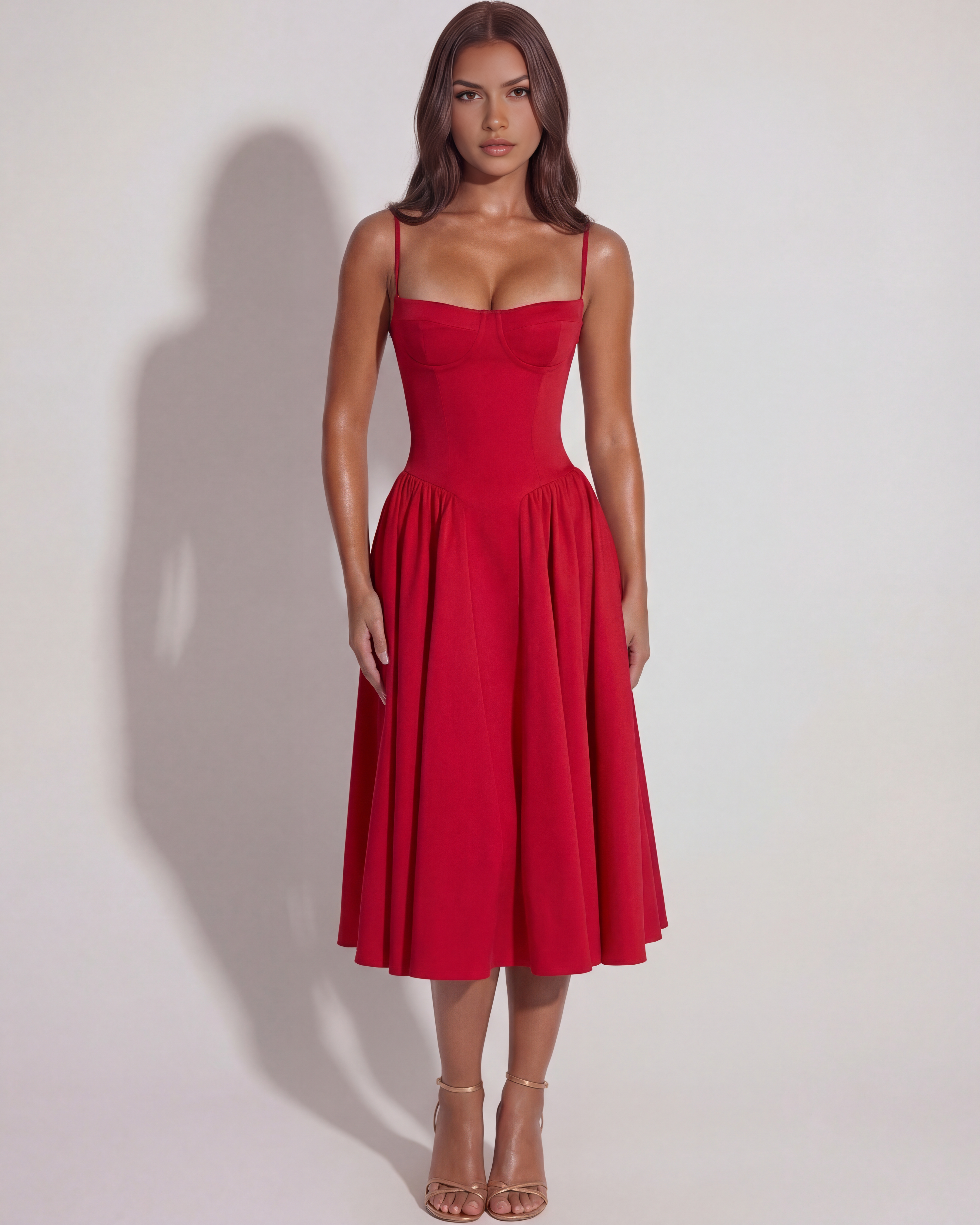 Lory Midi-Kleid