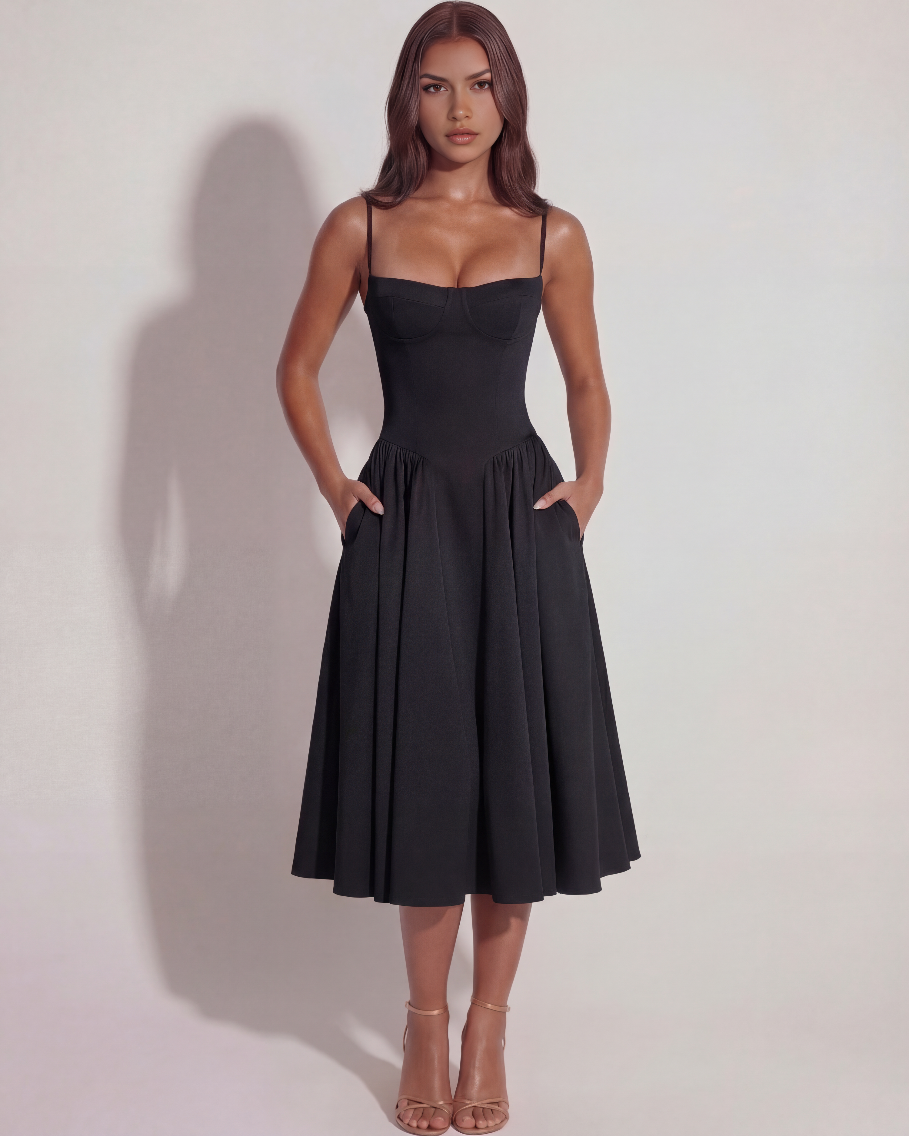 Lory Midi-Kleid