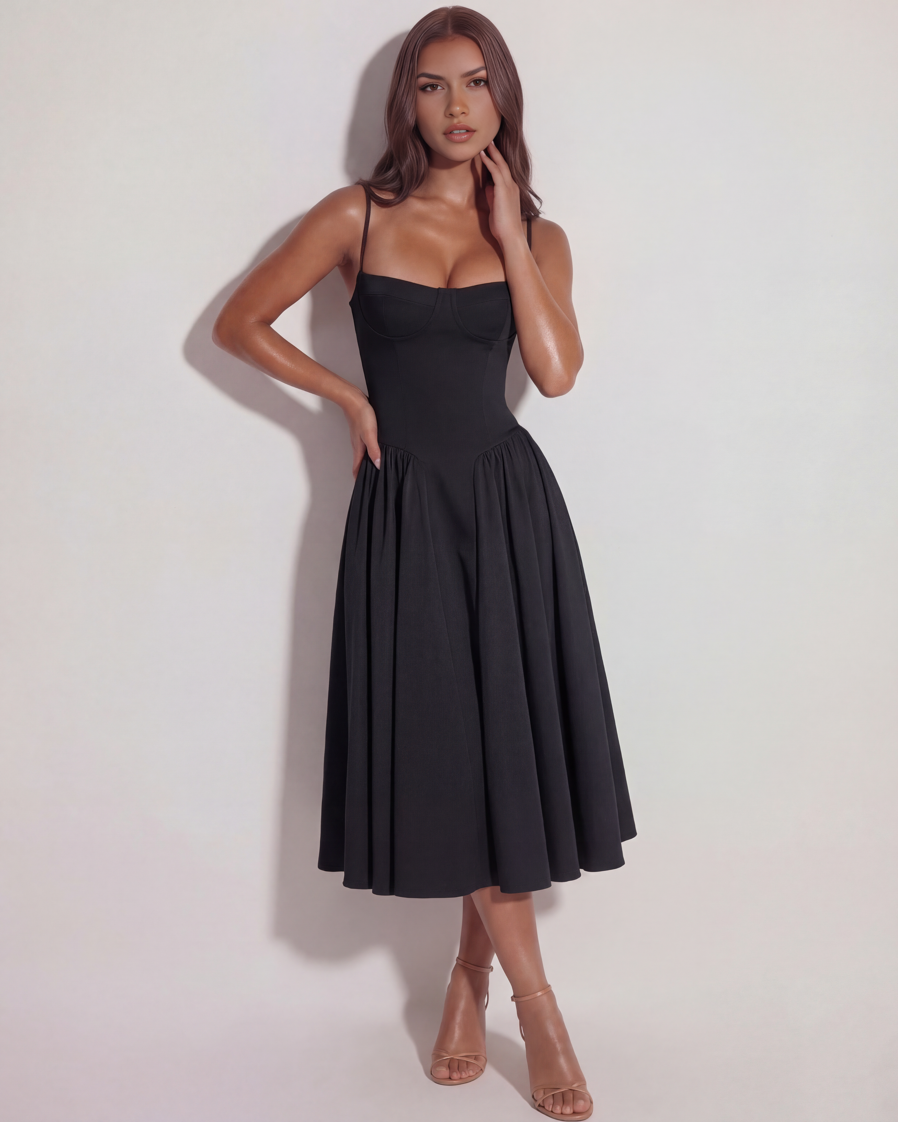 Lory Midi-Kleid