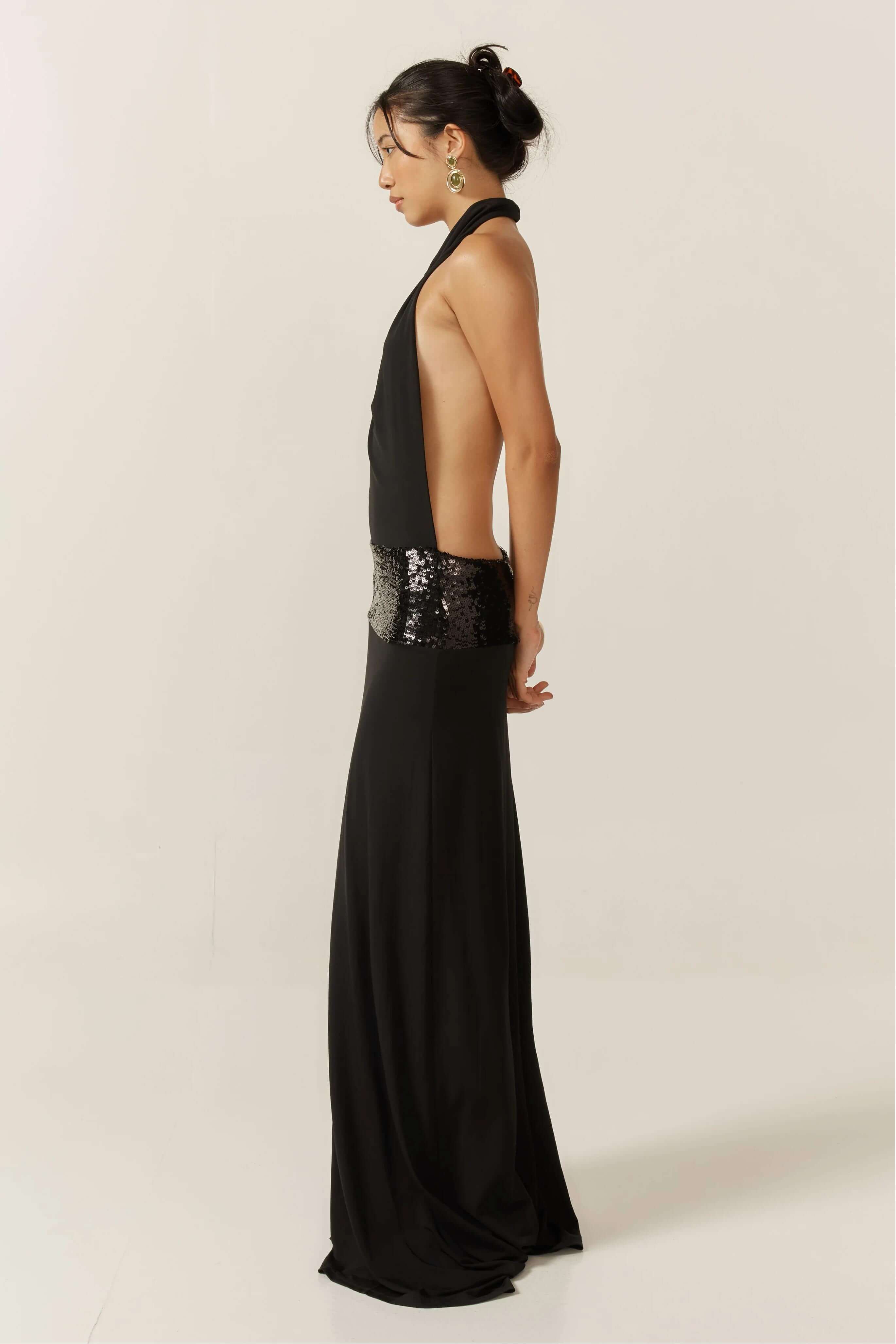 BLACK MAXI DRESS