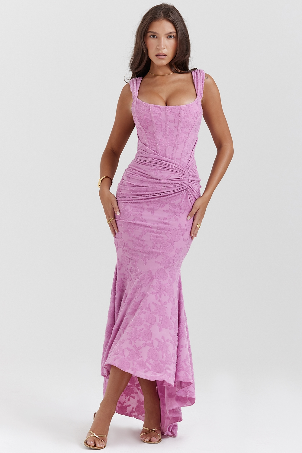 MAGENTA WEDDING MAXI DRESS