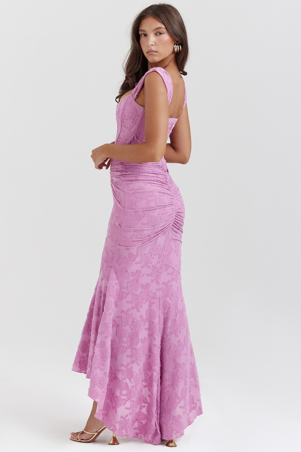 MAGENTA WEDDING MAXI DRESS