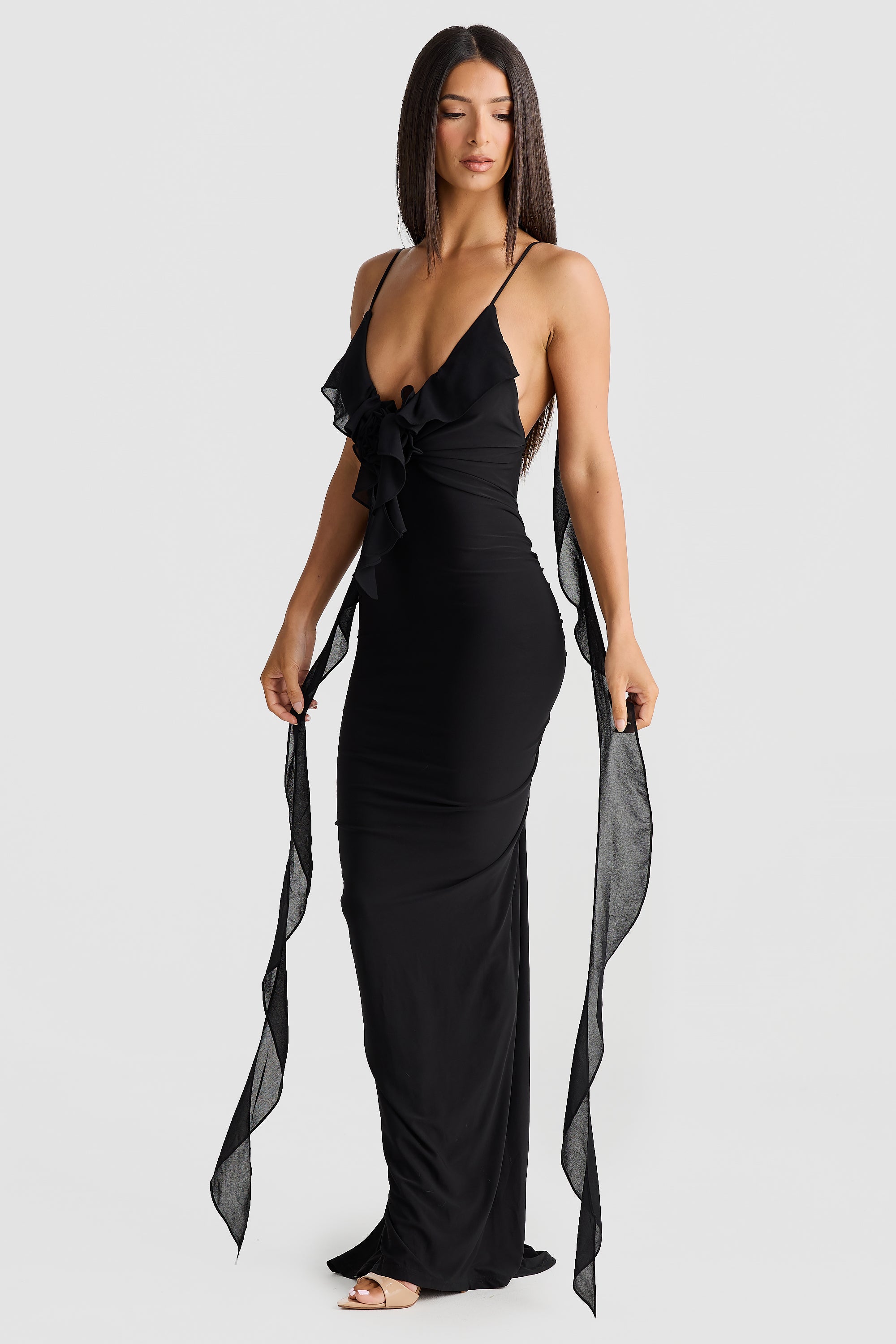 BLACK MAXI DRESS