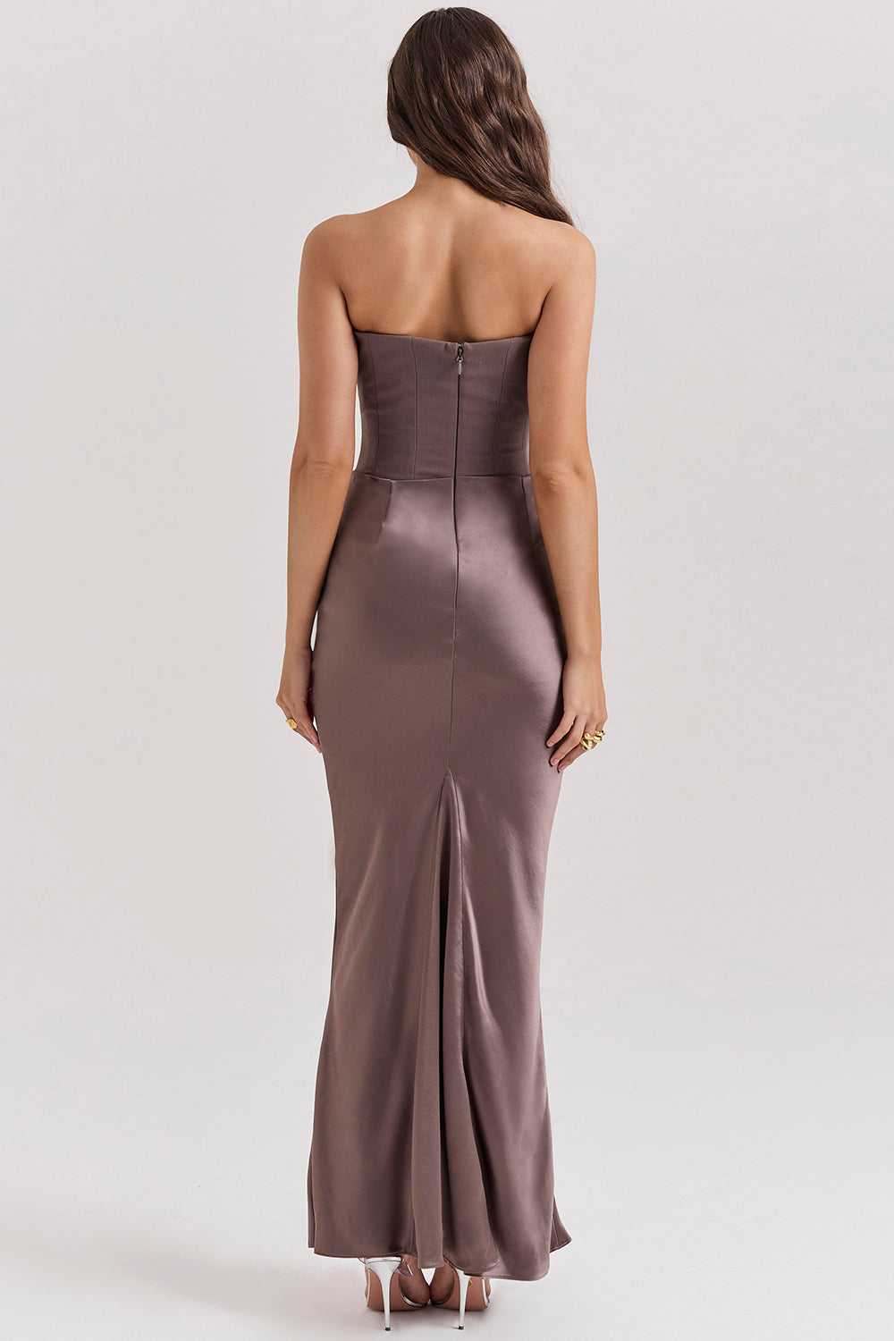 BROWN MAXI DRESS