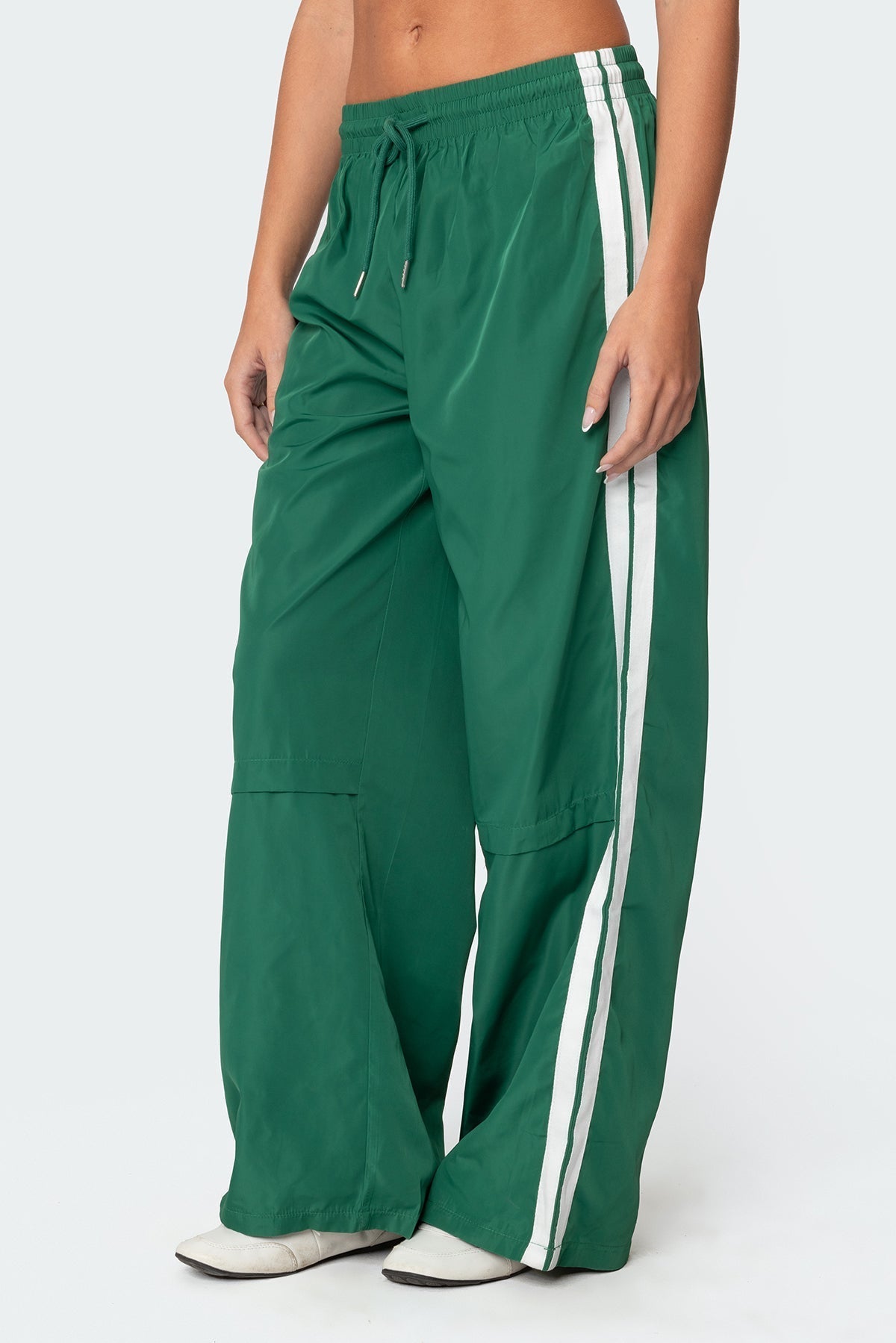 GREEN TRACK PANTS