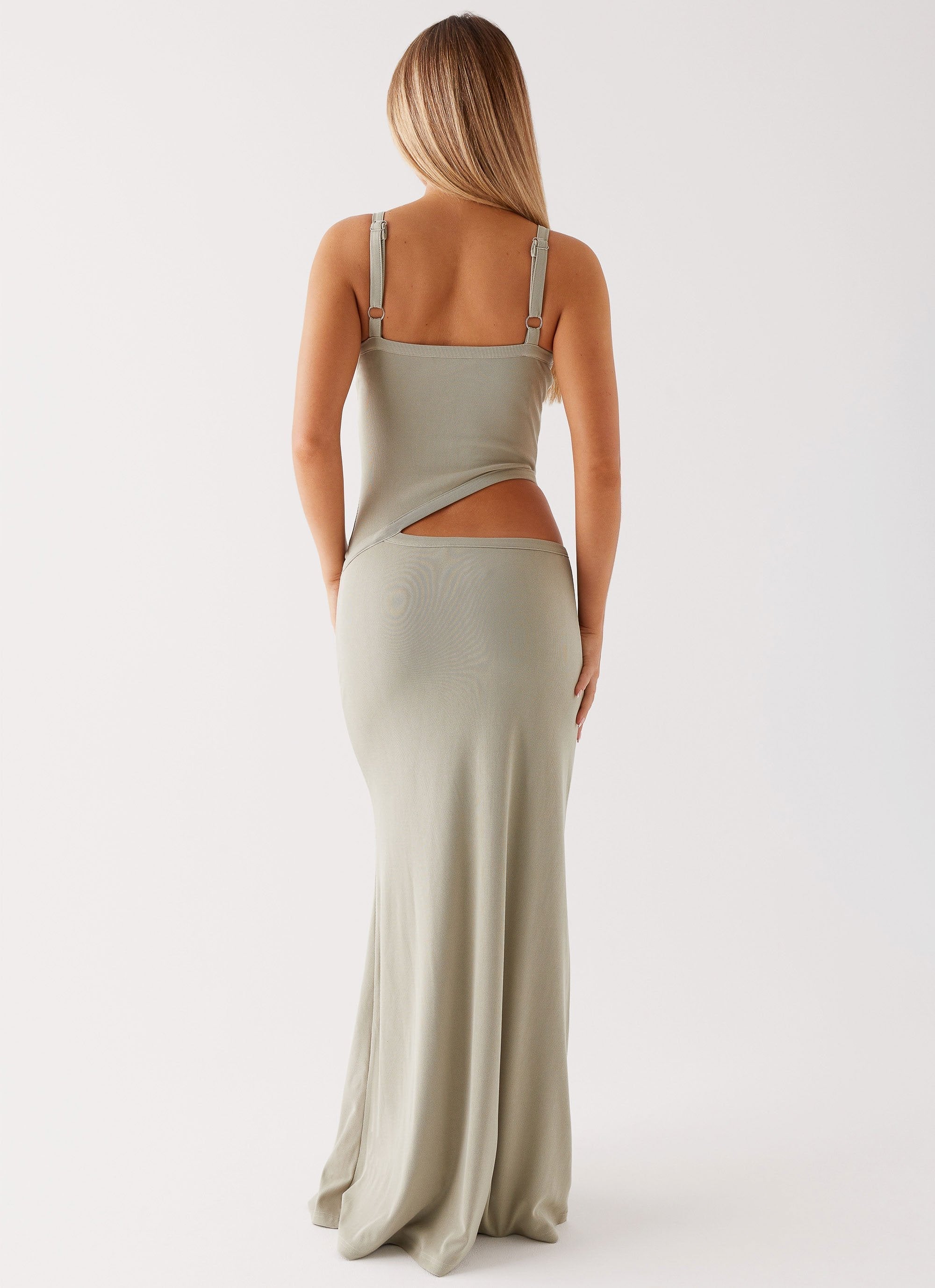 LIGHT GREEN MAXI DRESS