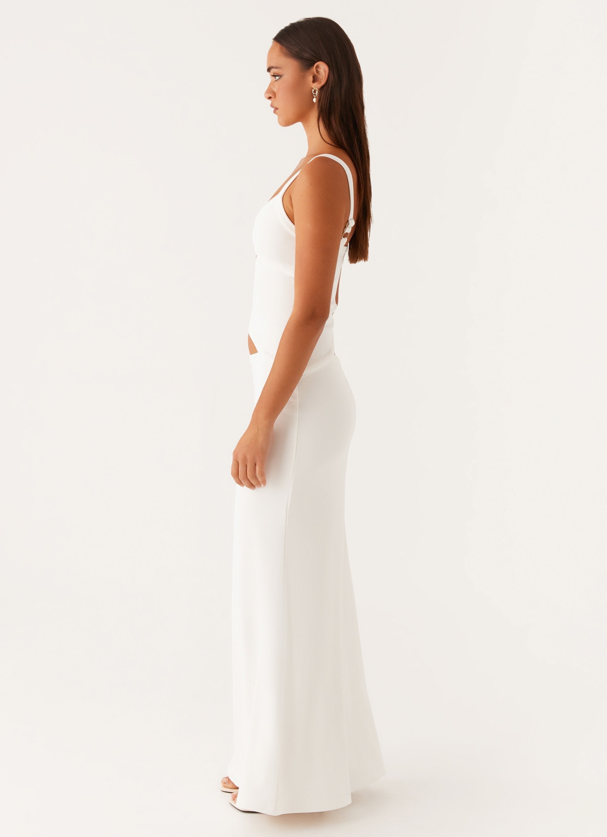 WHITE MAXI DRESS