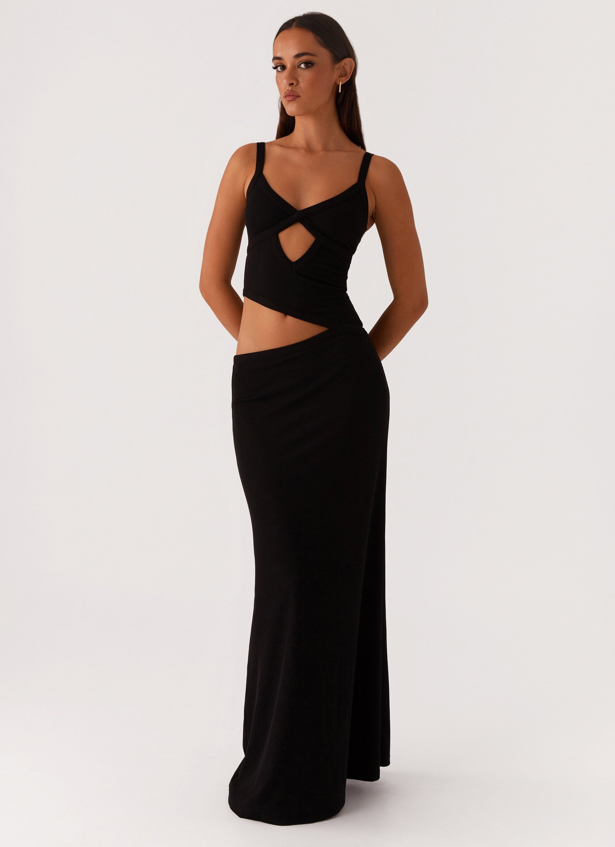 BLACK MAXI DRESS