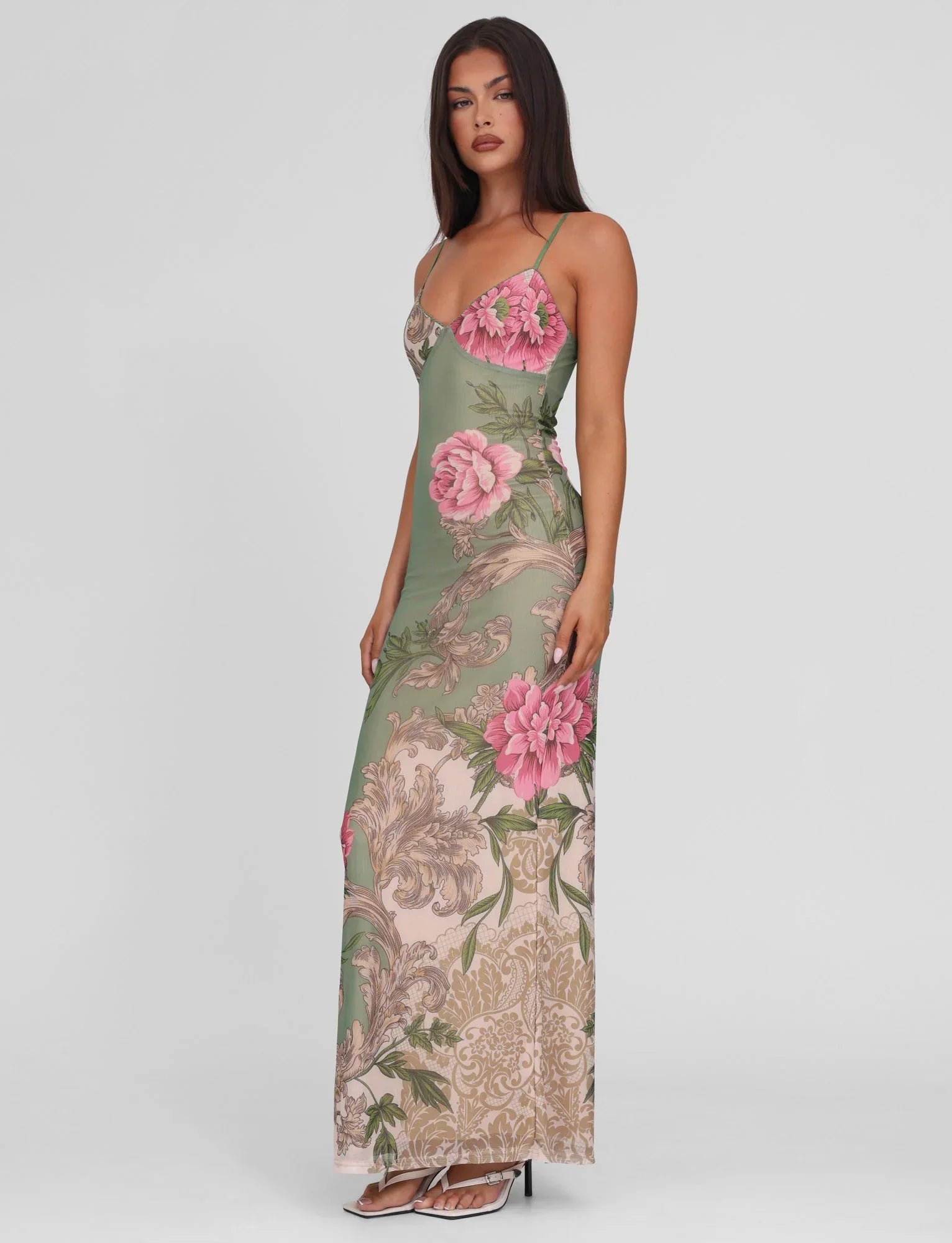 FLORAL MAXI DRESS