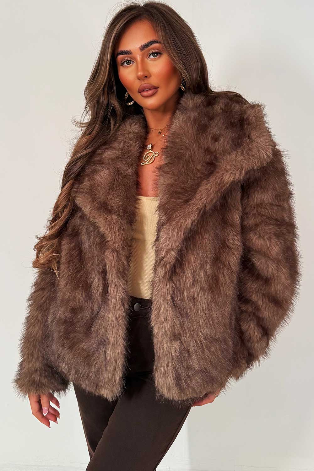Jessica Faux Fur Coat