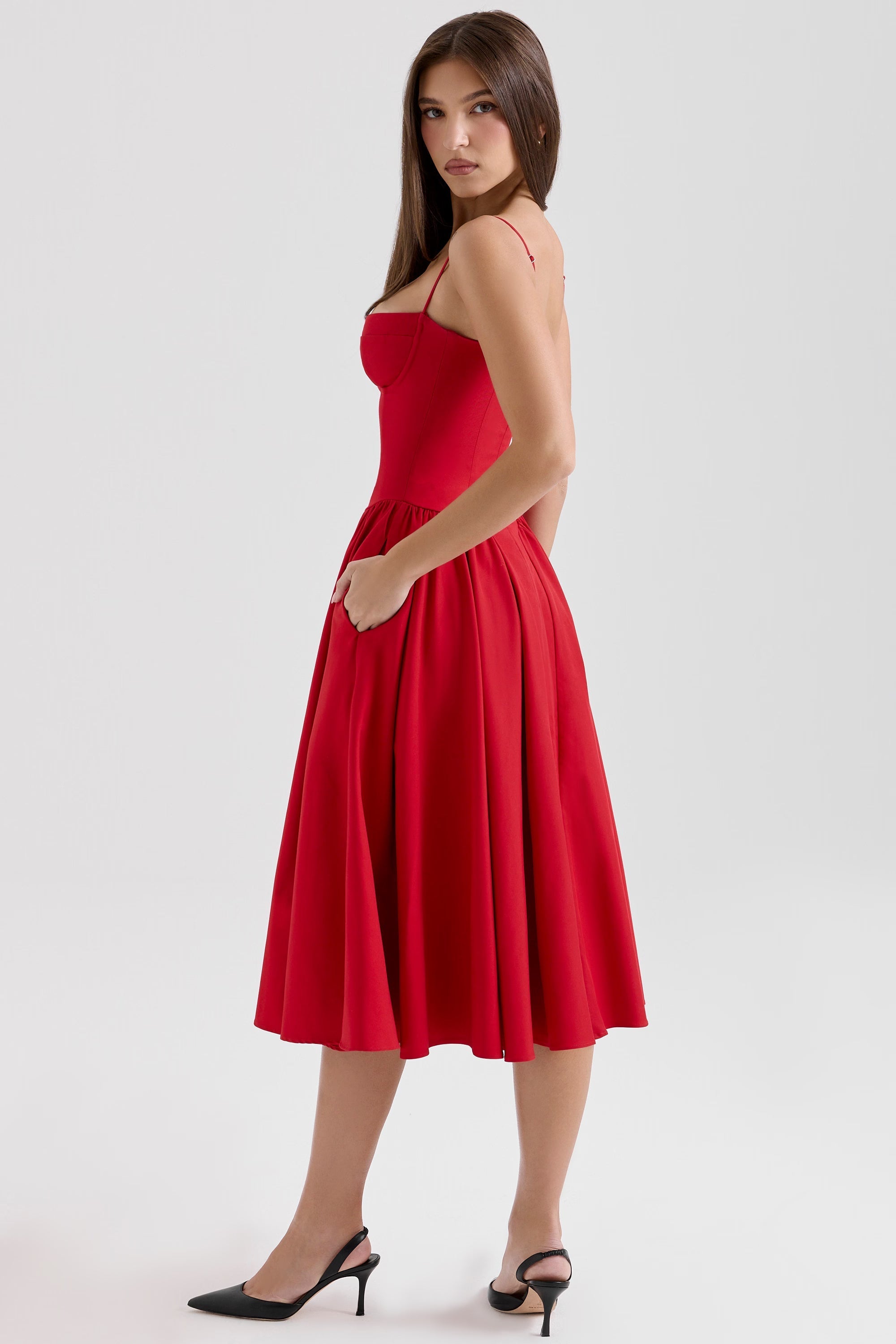 Lory Elegant Midi Dress